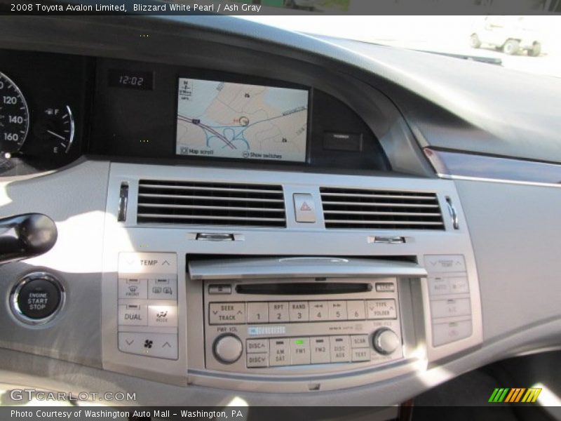 Blizzard White Pearl / Ash Gray 2008 Toyota Avalon Limited