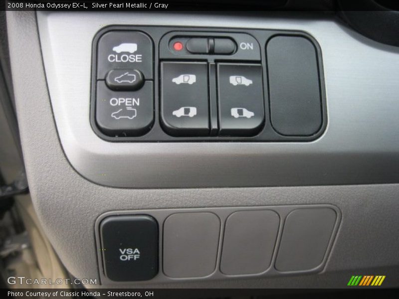 Silver Pearl Metallic / Gray 2008 Honda Odyssey EX-L