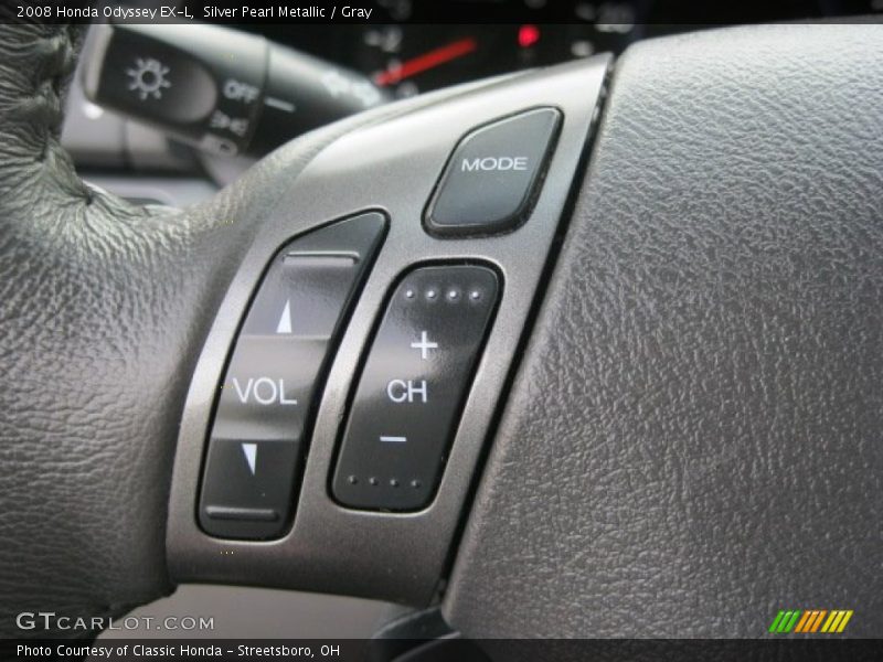 Silver Pearl Metallic / Gray 2008 Honda Odyssey EX-L