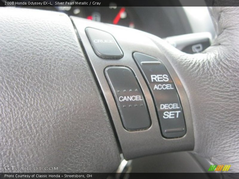 Silver Pearl Metallic / Gray 2008 Honda Odyssey EX-L