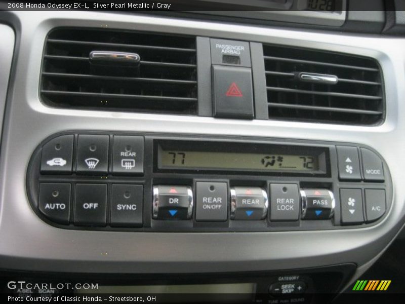 Silver Pearl Metallic / Gray 2008 Honda Odyssey EX-L