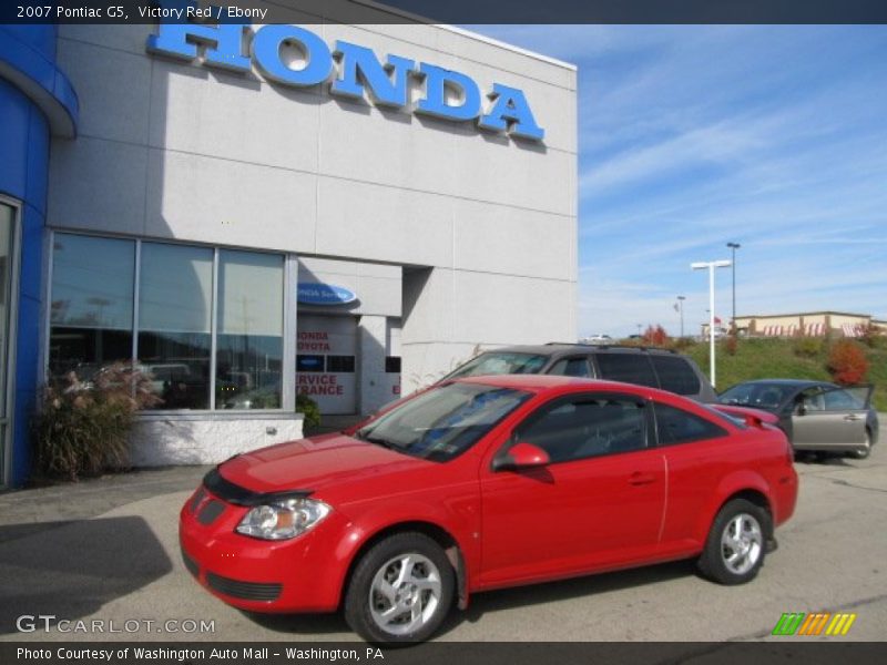 Victory Red / Ebony 2007 Pontiac G5