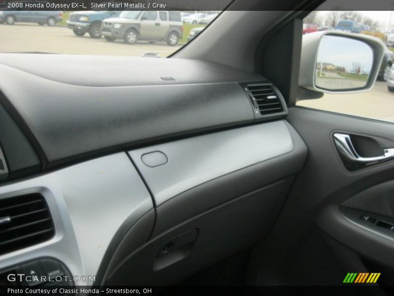 Silver Pearl Metallic / Gray 2008 Honda Odyssey EX-L