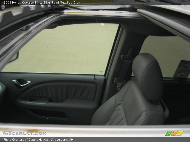 Silver Pearl Metallic / Gray 2008 Honda Odyssey EX-L