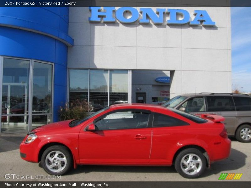 Victory Red / Ebony 2007 Pontiac G5
