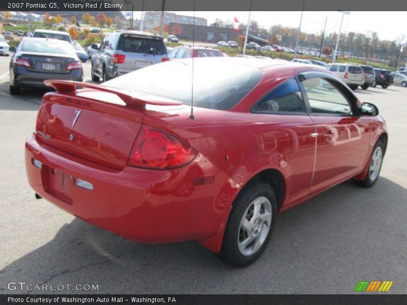 Victory Red / Ebony 2007 Pontiac G5