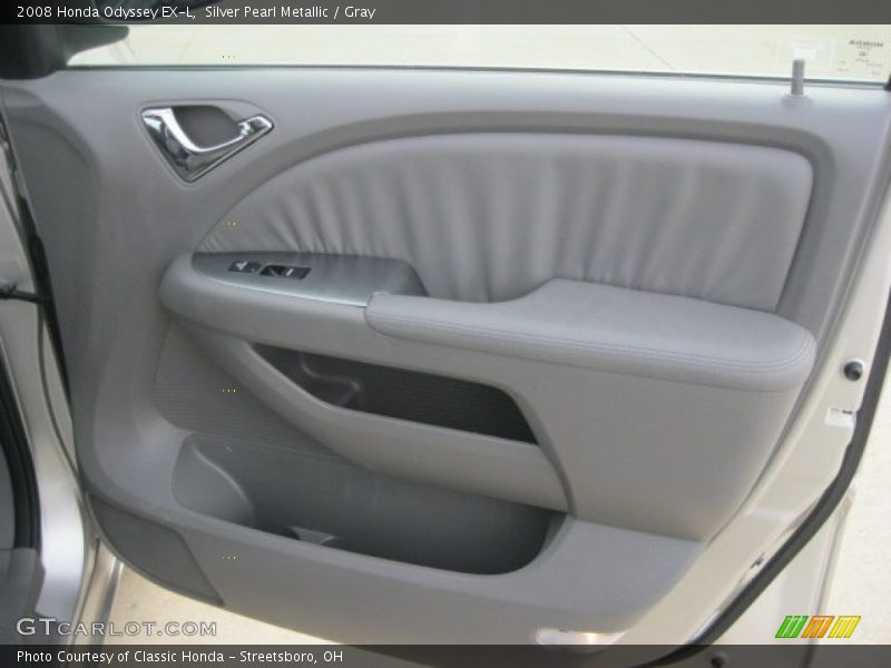 Silver Pearl Metallic / Gray 2008 Honda Odyssey EX-L