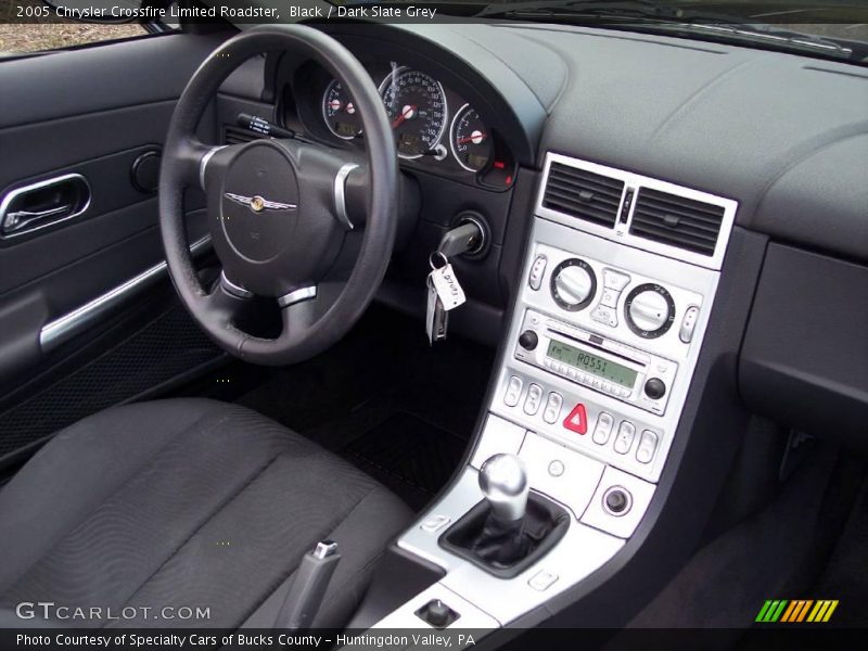 Black / Dark Slate Grey 2005 Chrysler Crossfire Limited Roadster
