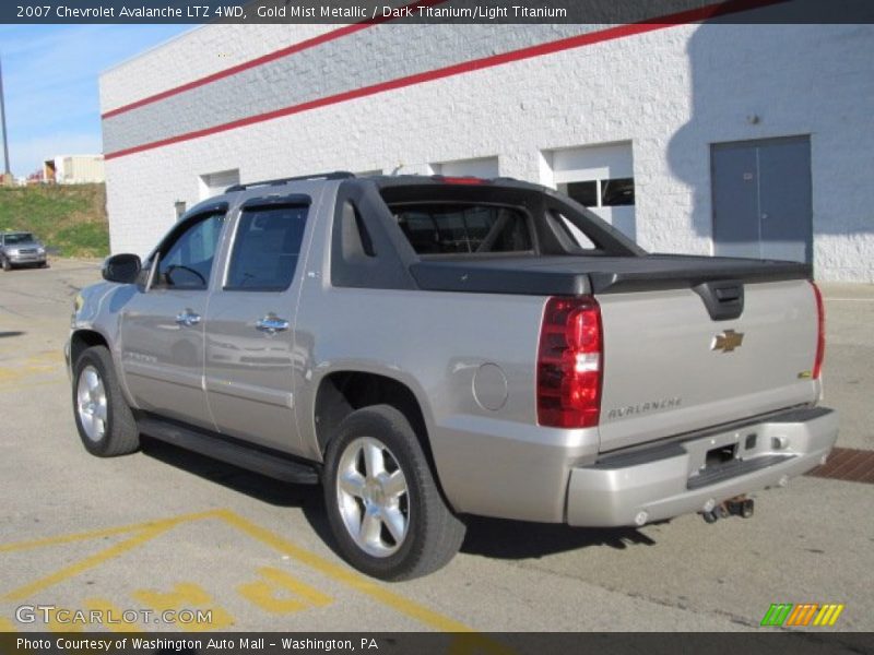 Gold Mist Metallic / Dark Titanium/Light Titanium 2007 Chevrolet Avalanche LTZ 4WD