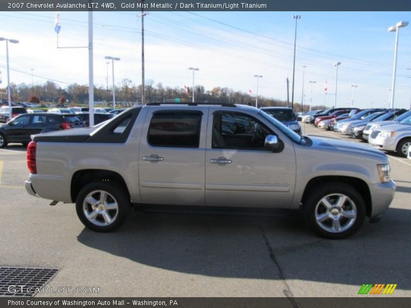 Gold Mist Metallic / Dark Titanium/Light Titanium 2007 Chevrolet Avalanche LTZ 4WD