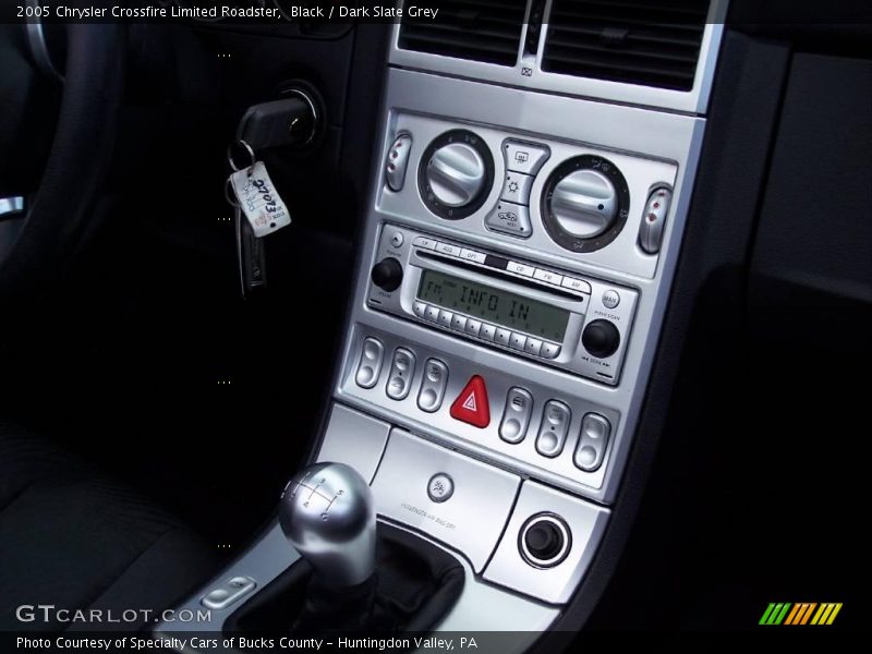 Black / Dark Slate Grey 2005 Chrysler Crossfire Limited Roadster