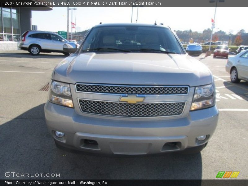 Gold Mist Metallic / Dark Titanium/Light Titanium 2007 Chevrolet Avalanche LTZ 4WD