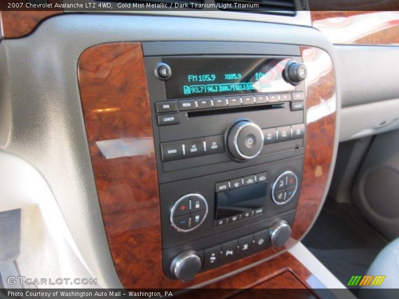 Gold Mist Metallic / Dark Titanium/Light Titanium 2007 Chevrolet Avalanche LTZ 4WD