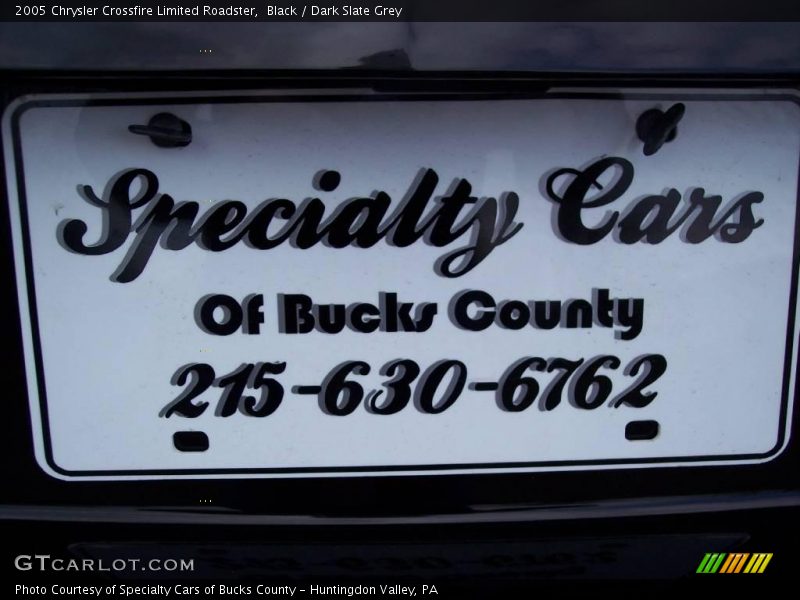 Black / Dark Slate Grey 2005 Chrysler Crossfire Limited Roadster