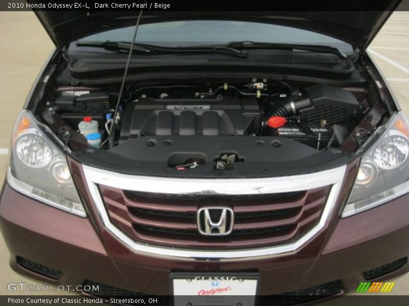 Dark Cherry Pearl / Beige 2010 Honda Odyssey EX-L