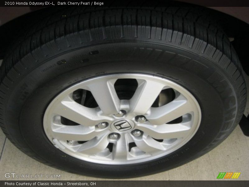 Dark Cherry Pearl / Beige 2010 Honda Odyssey EX-L