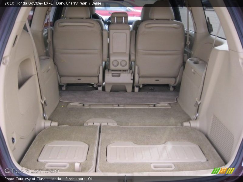 Dark Cherry Pearl / Beige 2010 Honda Odyssey EX-L