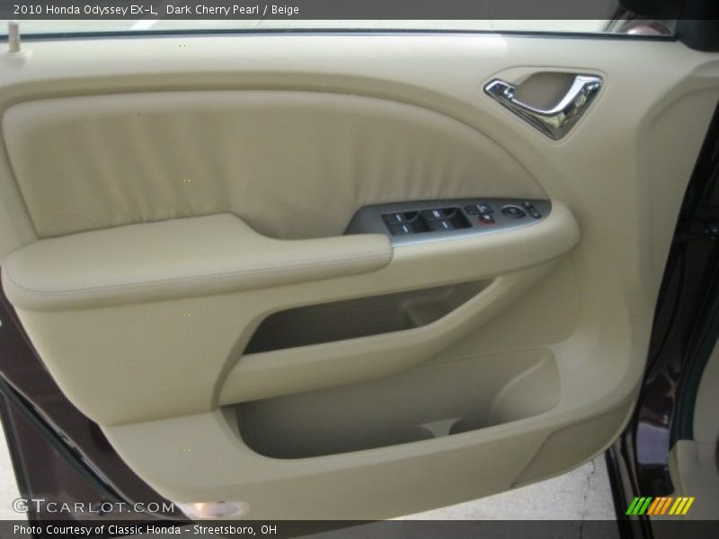 Dark Cherry Pearl / Beige 2010 Honda Odyssey EX-L
