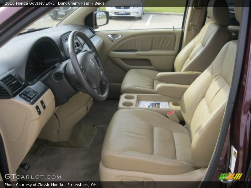 Dark Cherry Pearl / Beige 2010 Honda Odyssey EX-L