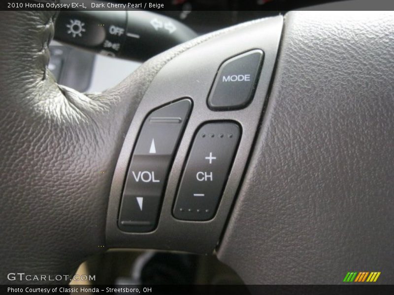 Dark Cherry Pearl / Beige 2010 Honda Odyssey EX-L