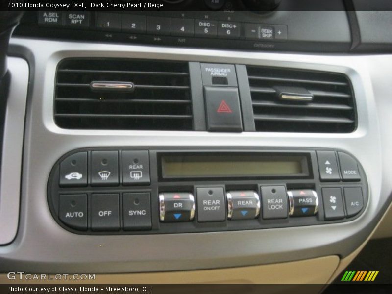Dark Cherry Pearl / Beige 2010 Honda Odyssey EX-L