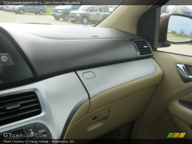 Dark Cherry Pearl / Beige 2010 Honda Odyssey EX-L
