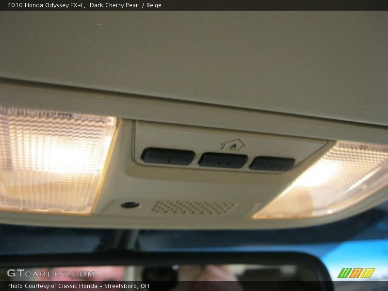 Dark Cherry Pearl / Beige 2010 Honda Odyssey EX-L