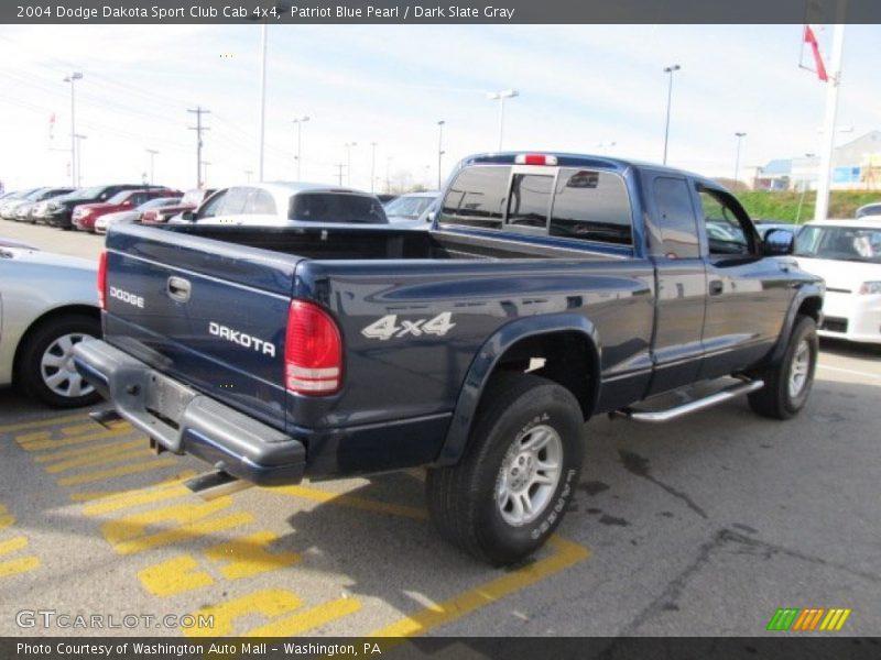 Patriot Blue Pearl / Dark Slate Gray 2004 Dodge Dakota Sport Club Cab 4x4