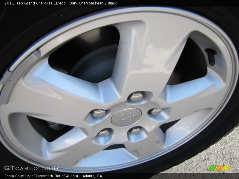 Dark Charcoal Pearl / Black 2011 Jeep Grand Cherokee Laredo