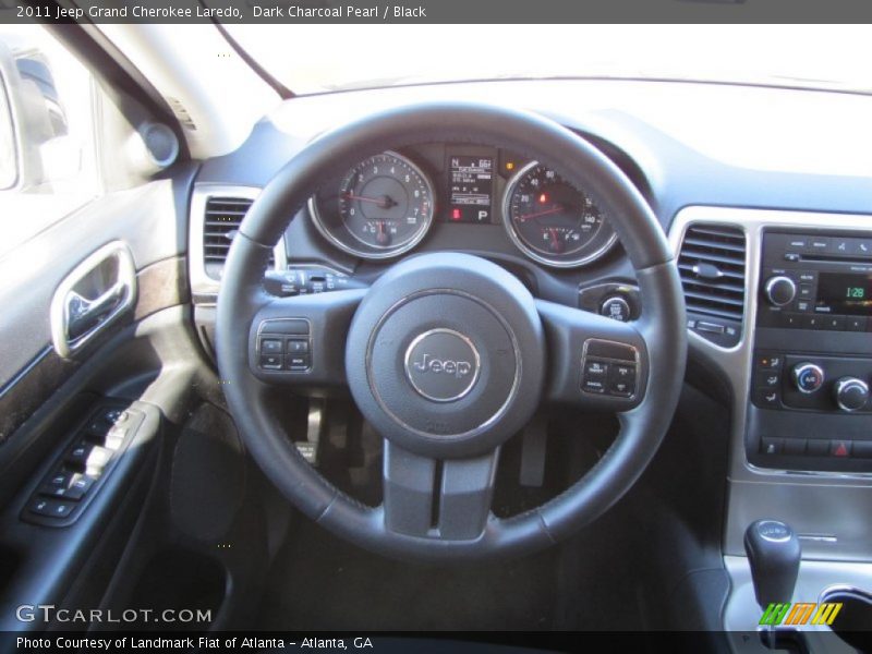 Dark Charcoal Pearl / Black 2011 Jeep Grand Cherokee Laredo