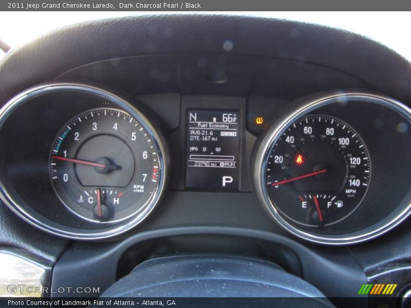 Dark Charcoal Pearl / Black 2011 Jeep Grand Cherokee Laredo