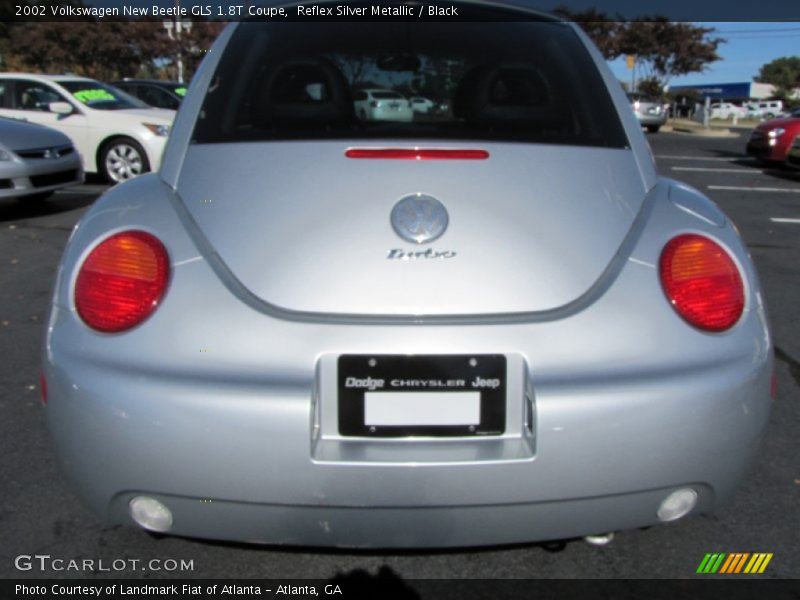 Reflex Silver Metallic / Black 2002 Volkswagen New Beetle GLS 1.8T Coupe