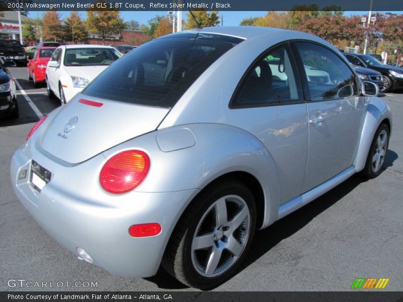 Reflex Silver Metallic / Black 2002 Volkswagen New Beetle GLS 1.8T Coupe