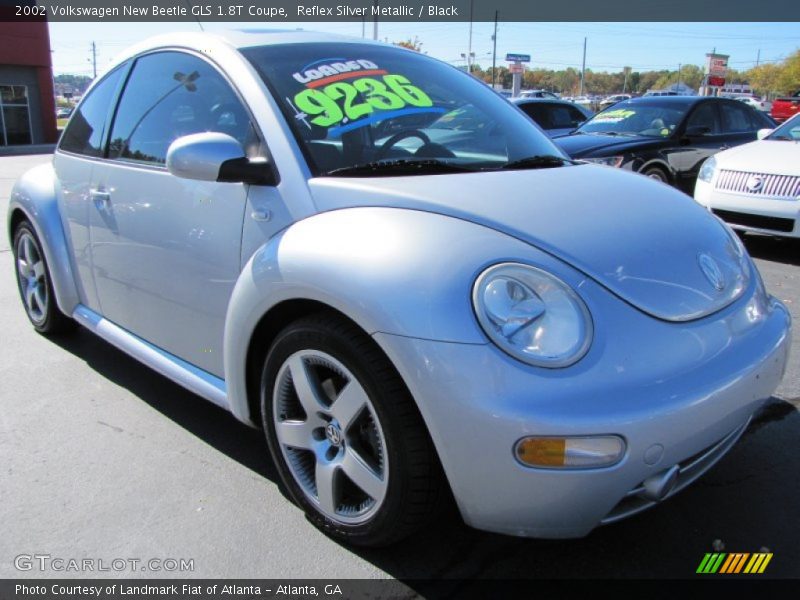 Reflex Silver Metallic / Black 2002 Volkswagen New Beetle GLS 1.8T Coupe