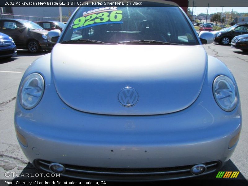 Reflex Silver Metallic / Black 2002 Volkswagen New Beetle GLS 1.8T Coupe