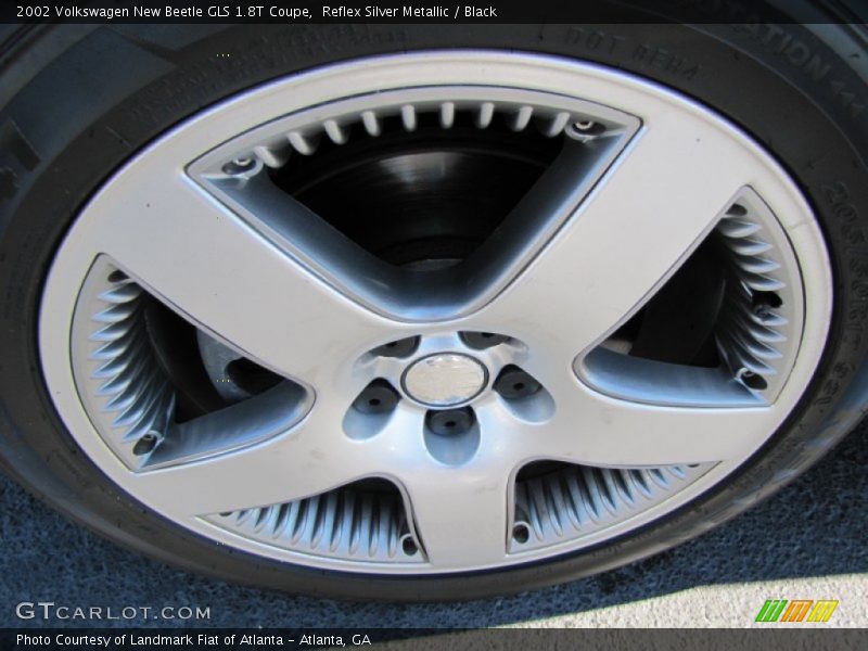 Reflex Silver Metallic / Black 2002 Volkswagen New Beetle GLS 1.8T Coupe