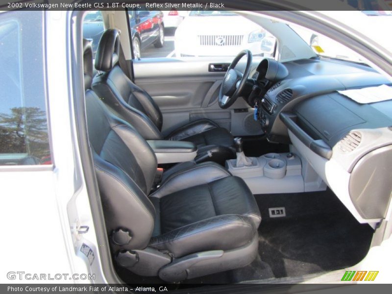 Reflex Silver Metallic / Black 2002 Volkswagen New Beetle GLS 1.8T Coupe