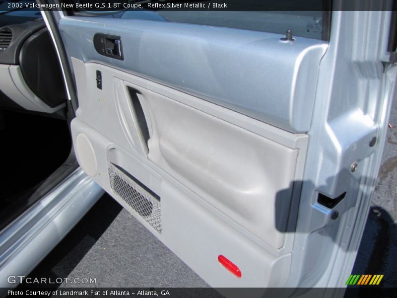 Reflex Silver Metallic / Black 2002 Volkswagen New Beetle GLS 1.8T Coupe