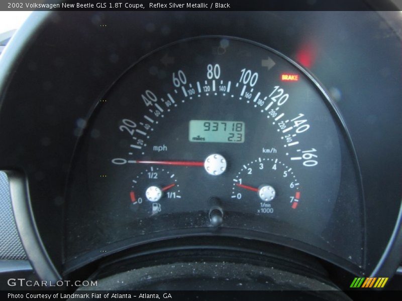  2002 New Beetle GLS 1.8T Coupe GLS 1.8T Coupe Gauges