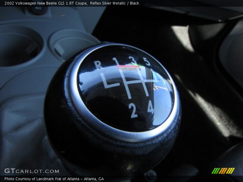 Reflex Silver Metallic / Black 2002 Volkswagen New Beetle GLS 1.8T Coupe