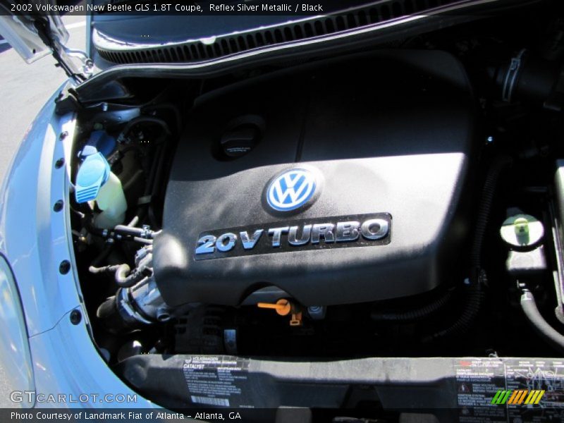 Reflex Silver Metallic / Black 2002 Volkswagen New Beetle GLS 1.8T Coupe