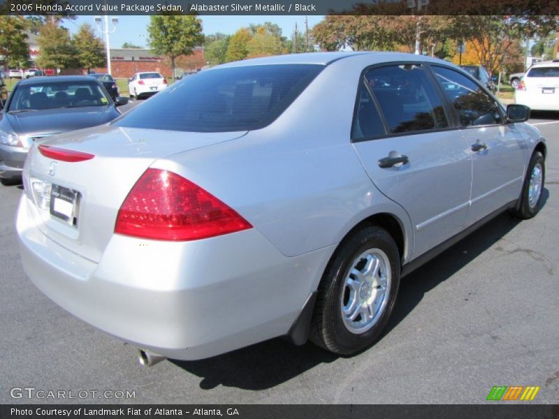 Alabaster Silver Metallic / Black 2006 Honda Accord Value Package Sedan