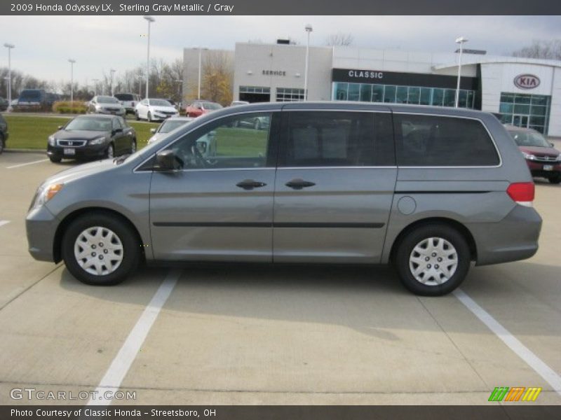 Sterling Gray Metallic / Gray 2009 Honda Odyssey LX