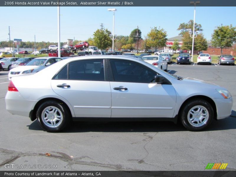 Alabaster Silver Metallic / Black 2006 Honda Accord Value Package Sedan