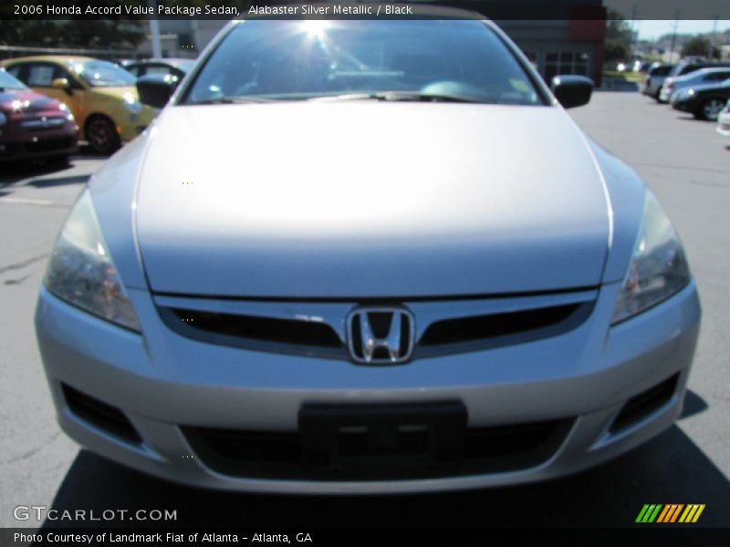 Alabaster Silver Metallic / Black 2006 Honda Accord Value Package Sedan