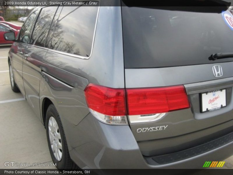 Sterling Gray Metallic / Gray 2009 Honda Odyssey LX