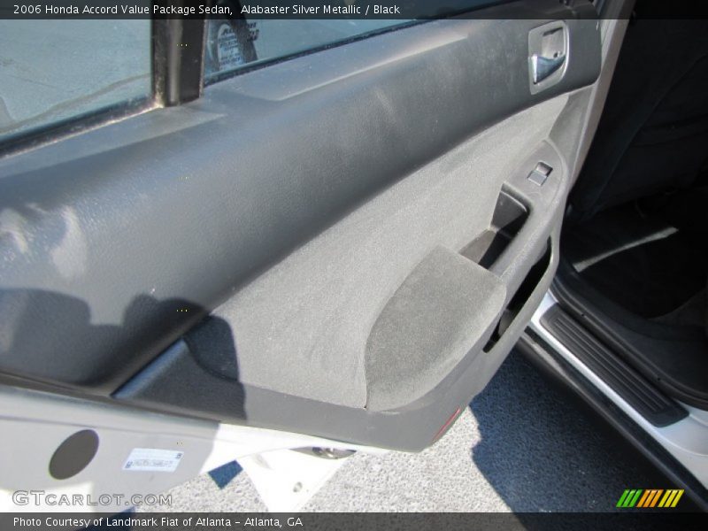 Alabaster Silver Metallic / Black 2006 Honda Accord Value Package Sedan