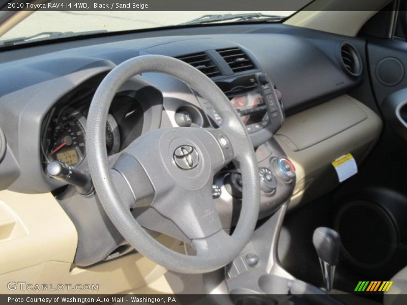 Black / Sand Beige 2010 Toyota RAV4 I4 4WD