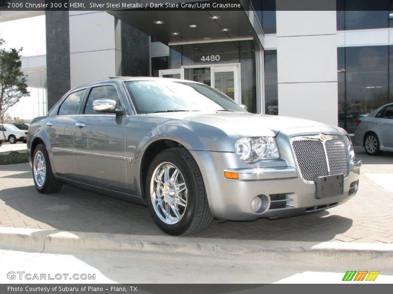 Silver Steel Metallic / Dark Slate Gray/Light Graystone 2006 Chrysler 300 C HEMI