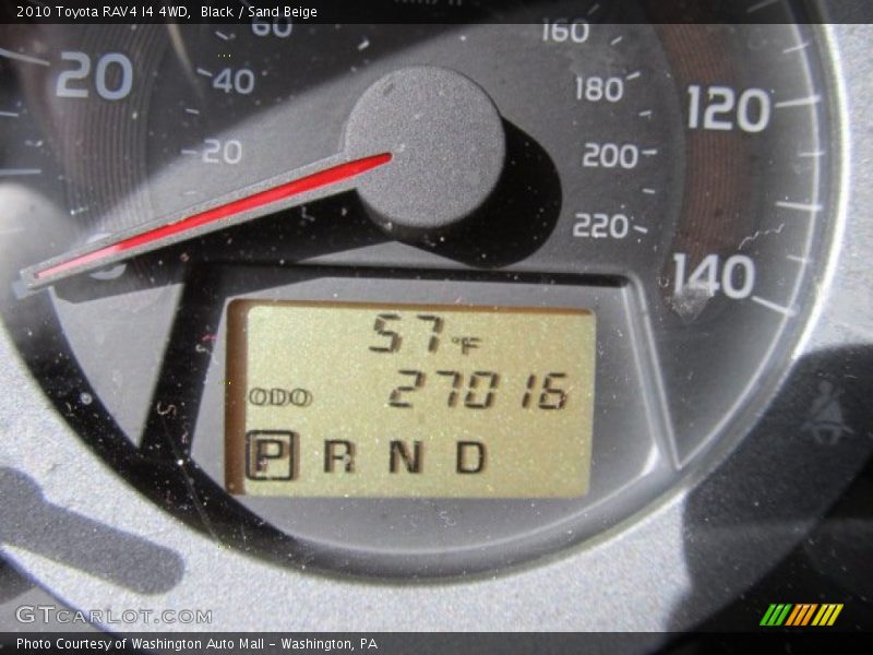 Black / Sand Beige 2010 Toyota RAV4 I4 4WD